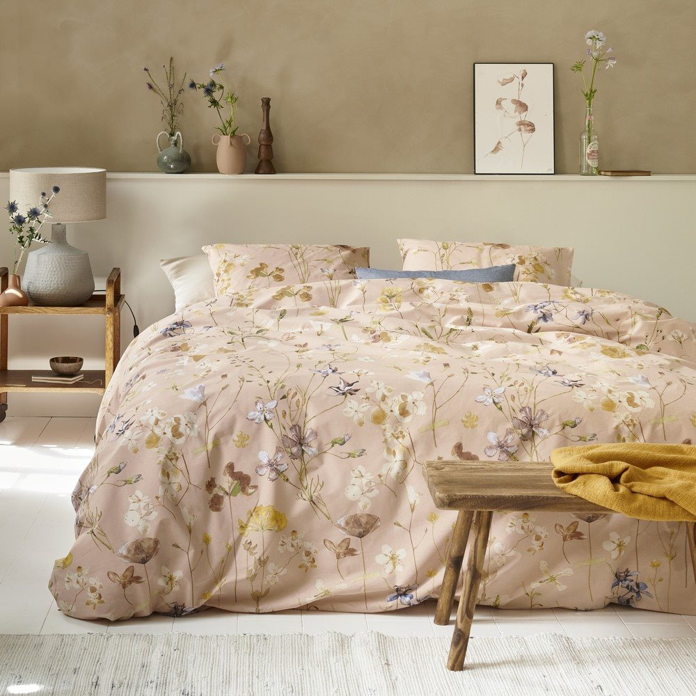 Couette Pottery Barn Ado – Motif Fleuri, Taille Full/queen, 100% Coton, Multicolore